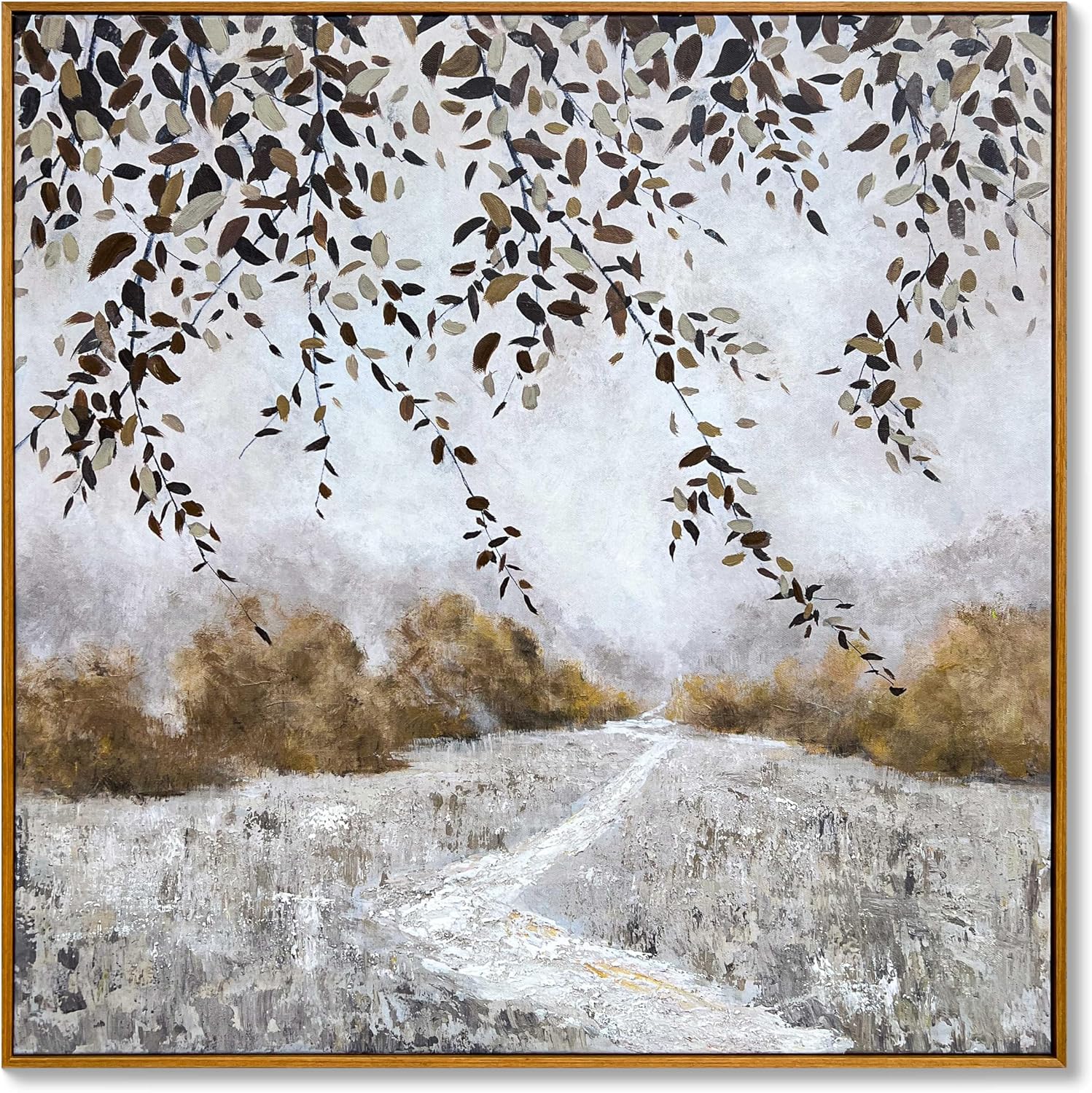 Abstract Forest Framed Art